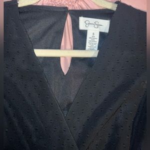 Jessica Simpson black long sleeve dress